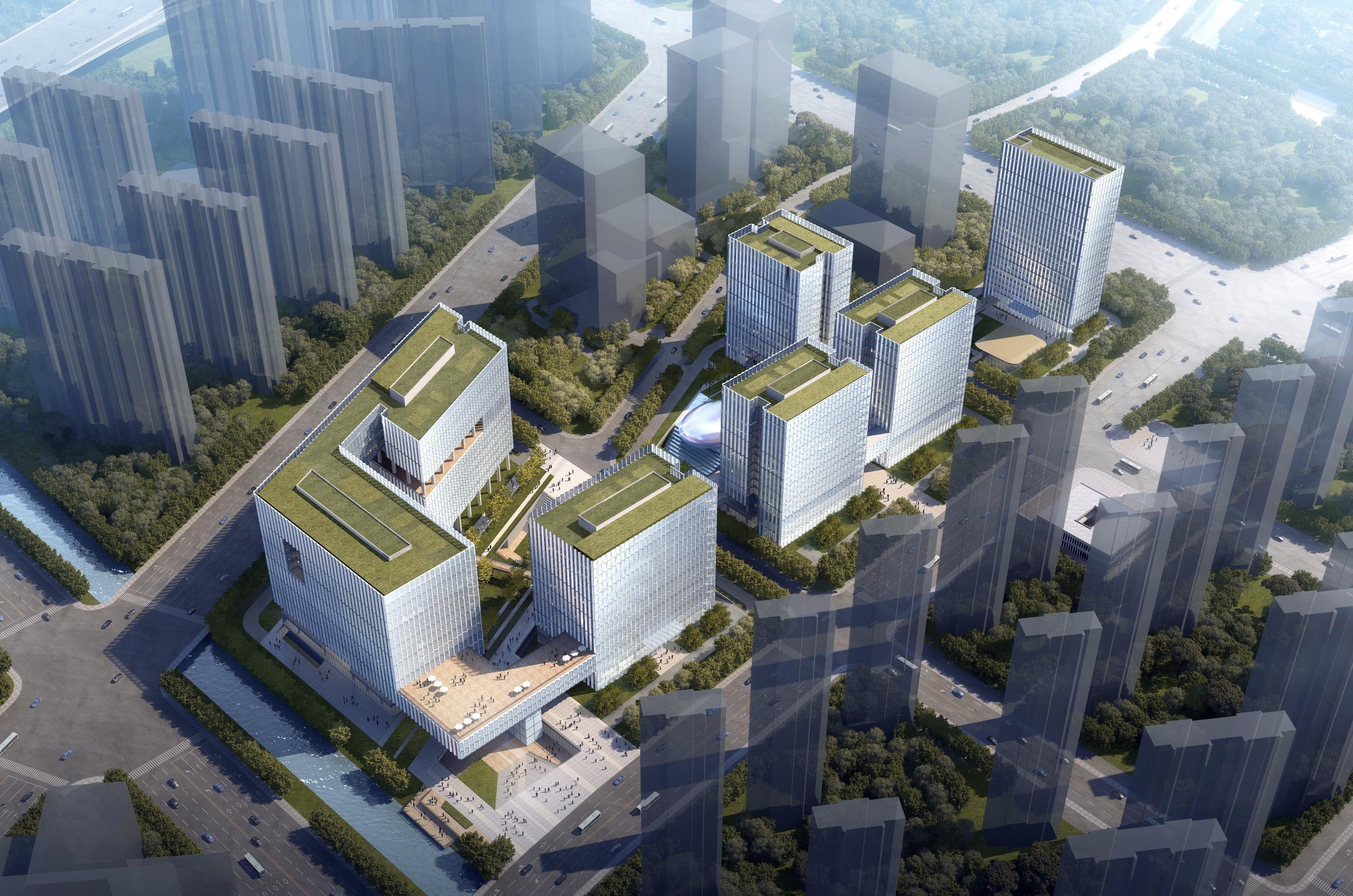 [南京]总部办公园区建筑设计方案